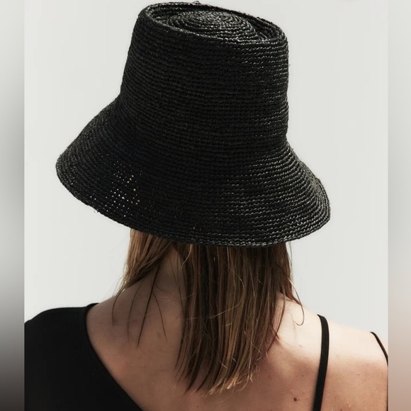Like new - Janessa Leoné Felix Bucket - Packable Raffia Straw Hat M - Picture 2 of 6